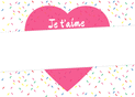 Coeur rose &eacute;clatant pour d&eacute;clarer votre amour